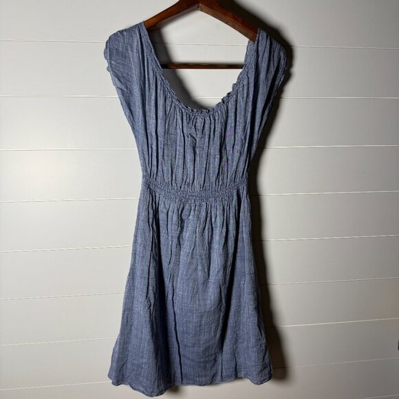 MSSP Mini Blue Chambray Women's Dress Size Small - Picture 8 of 9
